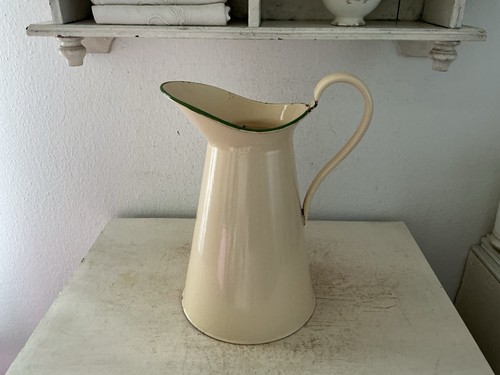 Alter emaille krug kanne - krug,