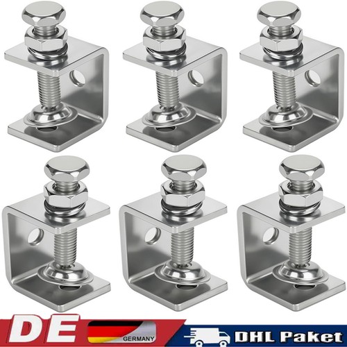 6er klemme edelstahl - 6er, c-klemme