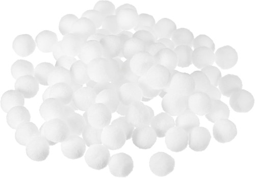 100 stück filzkugeln bunt - 100,