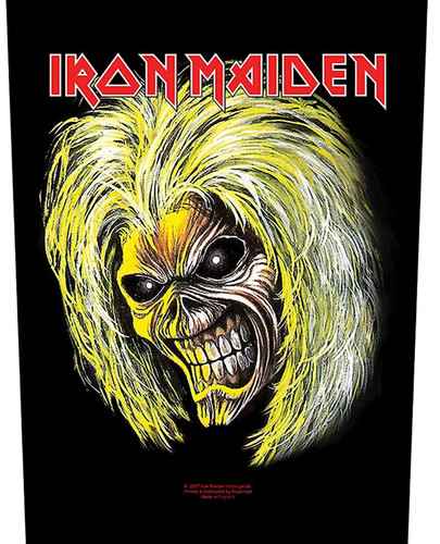 Iron maiden rückenaufnäher - iron,