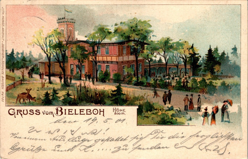 Litho gruss aus beiersdorf - beiersdorf, kr