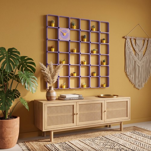 Lila space age panel - set, |