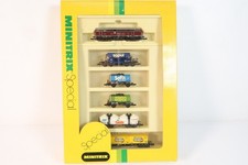 Minitrix 1079 Zugset "Thompson GmbH" Diesellok BR 217 DB + 5 Güterwagen TOP OVP