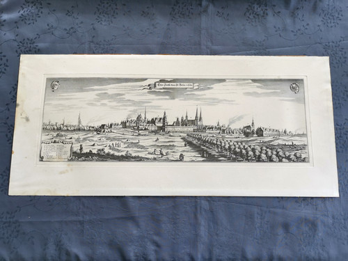 Berlin panorama sicht gravur - panorama,