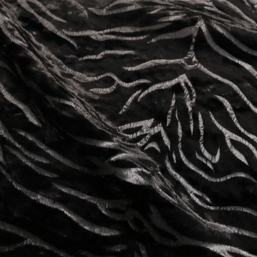 50cm schwarz zebra - 50cm, flockprint