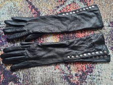 Lange leder handschuhe echtes - lange, leder-handschuhe