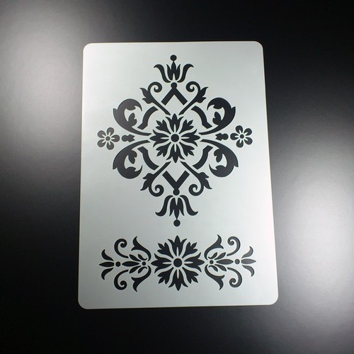 Schablone ornament floral 2 - ornament,