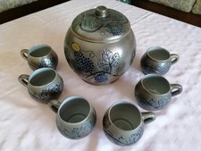 Bowleset grau/blau mit 6