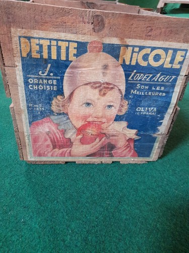 Holzkiste vintage 50er - vintage,