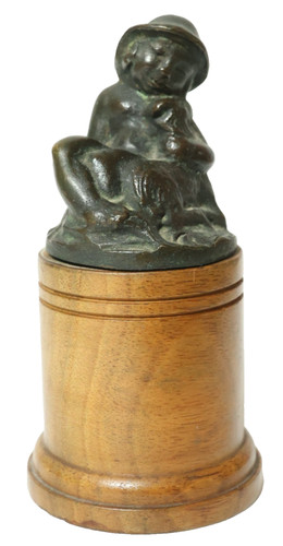 Alte bronzefigur figur bronze - alte,