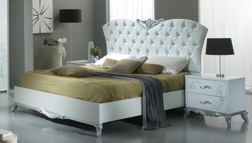 Luxus bett leder - leder, betten