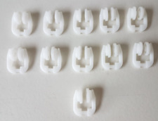 11 Stck. T-Rollengleiter * Gardinenröllchen * T-Schiene * Kunststoff, weiß