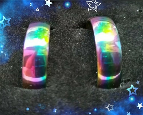 1paar edelstahl regenbogen - 1paar,