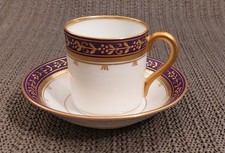 Nymphenburg Porzellan Espresso-Mokka Tasse + Untertasse