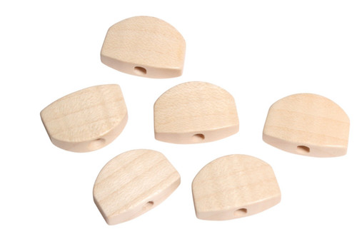 Tuner buttons maple fits - maple, (6)