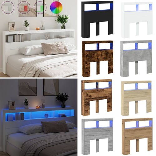 Led kopfteil mit ablagen - led,
