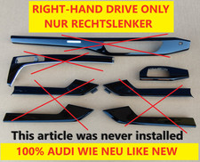 ✅Audi A4 8W B9 A5 F5 1LQ Black Piano Dekorleiste Dekor Zierleiste Abdeckblende