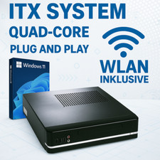 Windows 11 MINI PC System Computer Intel QuadCore | 8 GB RAM | SSD | WLAN Office