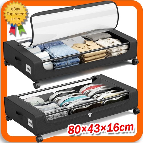 Unterbettbox mit rollen - unterbettbox,