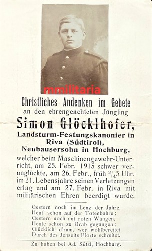 Sterbebild wwi - sterbebild,