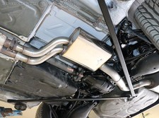  Edelstahl Vorschalldämpfer Mercedes E-Klasse W124 A124 Cabrio