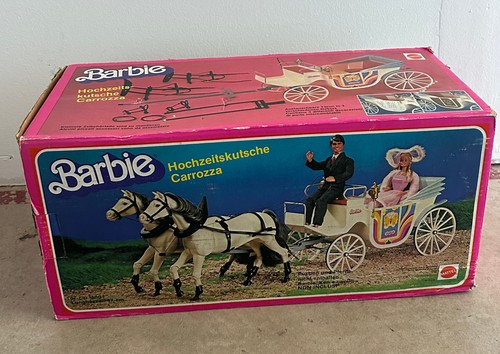 Mattel barbie hochzeitskutsche - mattel,