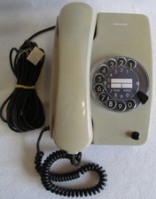 Siemens Telefon mit Wählscheibe, 70er - 80er Jahre, beige, CT/N9