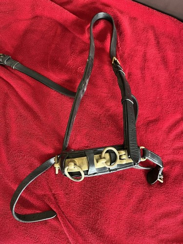 Kappzaum leder cob schwarz - leder, cob/wb