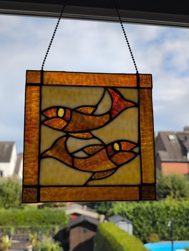 Tiffany fensterbild fische - fensterbild,