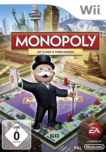 Nintendo wii monopoly - wii, +