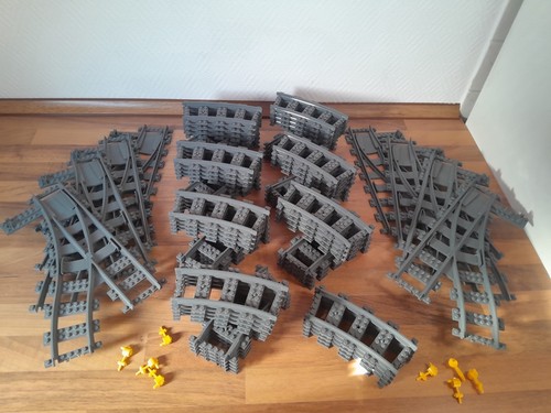 Lego schienen weichen - 8x,