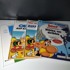Verschiedene Asterix Hardcover Bücher Comic Hessisch / Französisch / Deutsch