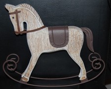 Schaukelpferd Holzpferd