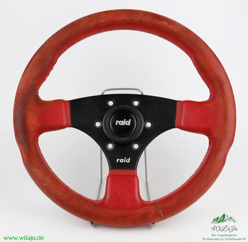 Raid lenkrad leder - leder, rot