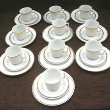 10 Goldrand Kuchenteller