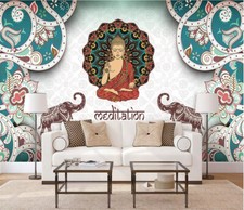 3D Buddhismus Gemälde M8396