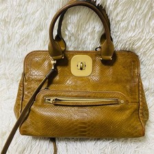 Longchamp Gaby Handtasche / 2-Wege Schultertasche aus geprägtem Leder...