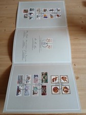 Briefmarken Klappkarte
