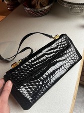 Luxus Designer Damen Handtasche ORIG. ED MEIER WIE NEU schwarz edel