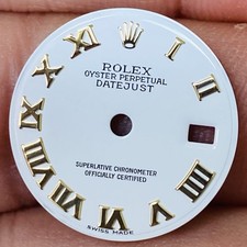 Rolex weißes Zifferblatt für