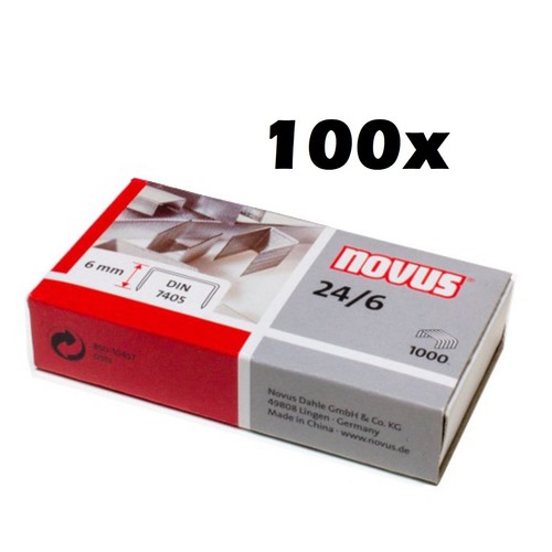100 novus heftklammern - 100, x