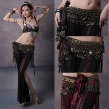 Women belly dance hip scarf - belly,