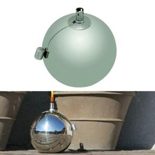 Edelstahl Öllampe Gartenfackel Gartenlicht Toolland Gartenkerze Deko Kugel 