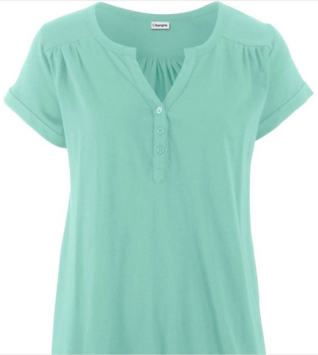Damen shirt mint kurzarm - damen,