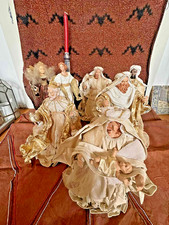 Krippen Weinachten Figuren Deko Jesus Heilige Familie