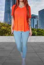 Superdry T-Shirt Neon Orange