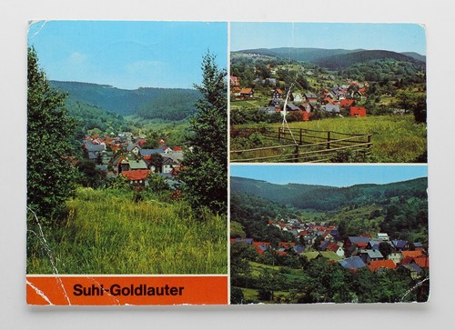 Postkarte suhl goldlauter - postkarte, suhl-goldlauter