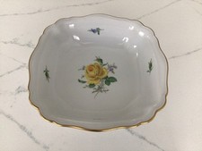 Meissen Porzellan gelbe Rose