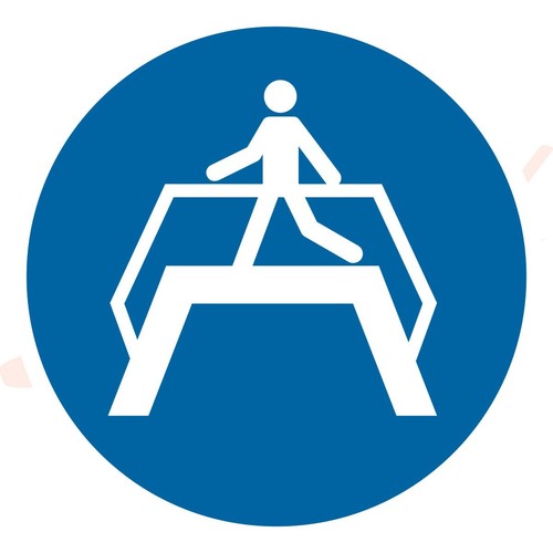 Aufkleber gebotsschild - aufkleber,