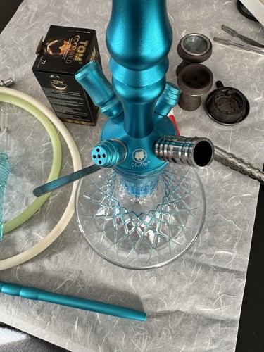 Dilaw shisha set mit - dilaw, zubehör